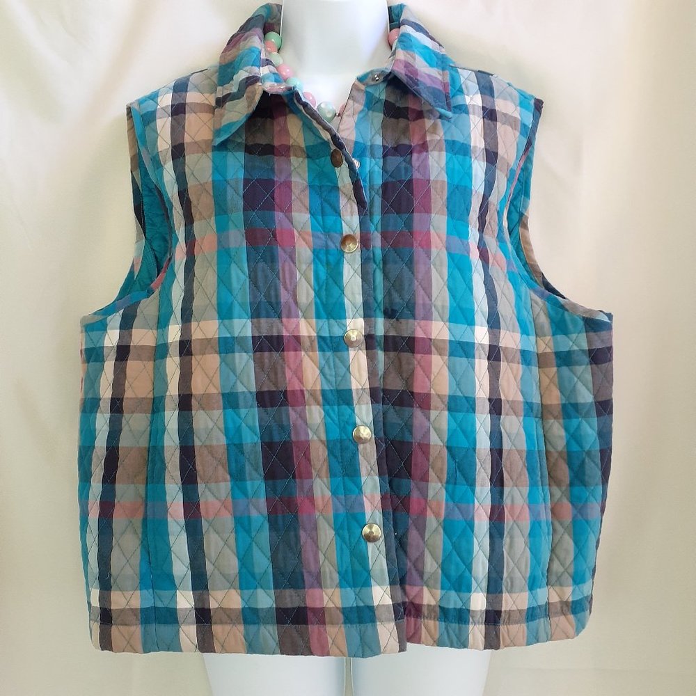 Company Collection Quilted Vest Women XL